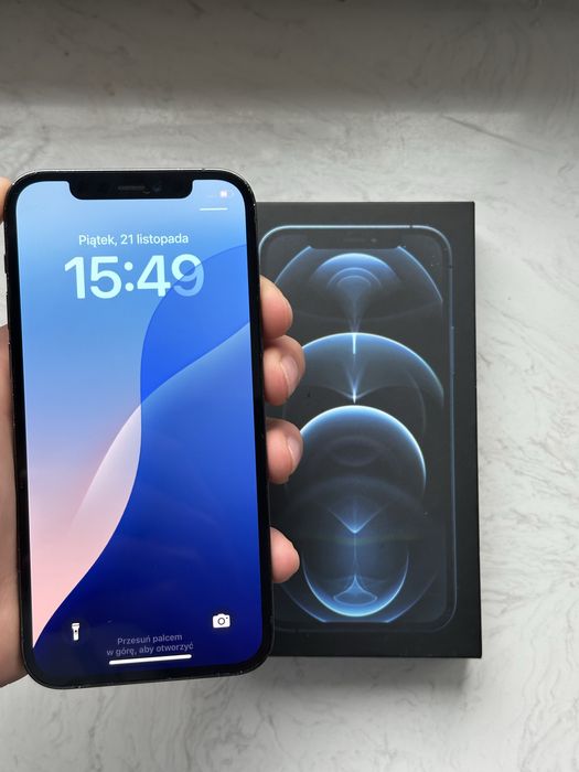 Apple iPhone 12 pro 128gb niebieski Bateria 87%