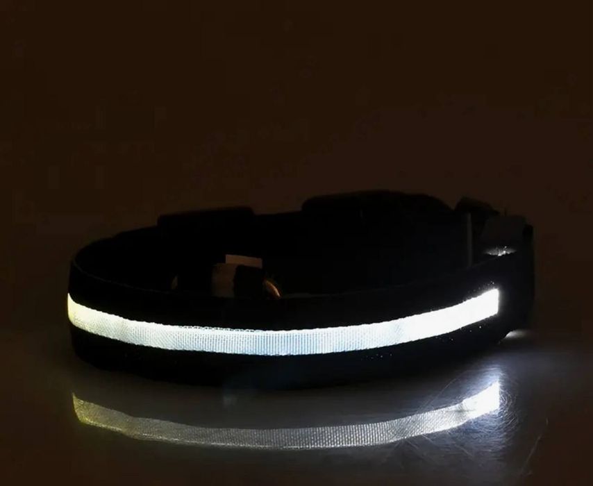 Світлодіодний нашийник для домашніх тварин, що світиться в темряві, дл