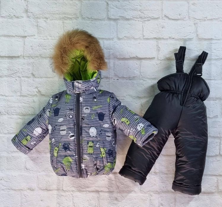 Новий зимовий комбінезон, костюм, напівкомбінезон, куртка і штани