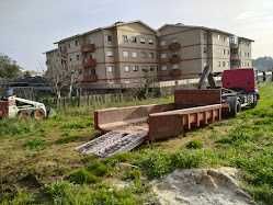 Contentor resíduos de obra, verdes etc.