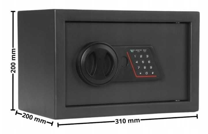 Nowy Sejf Domowy na Pieniądze Kasetka Mini