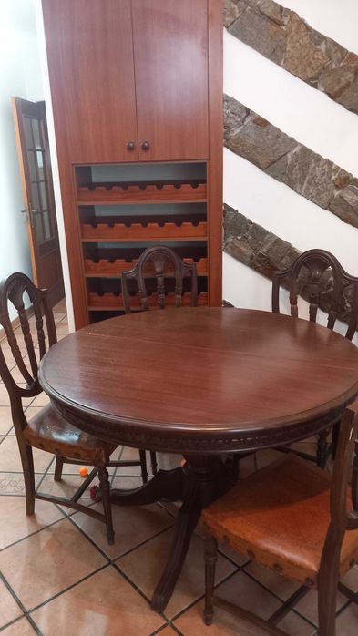 Mesa sala de jantar extensível