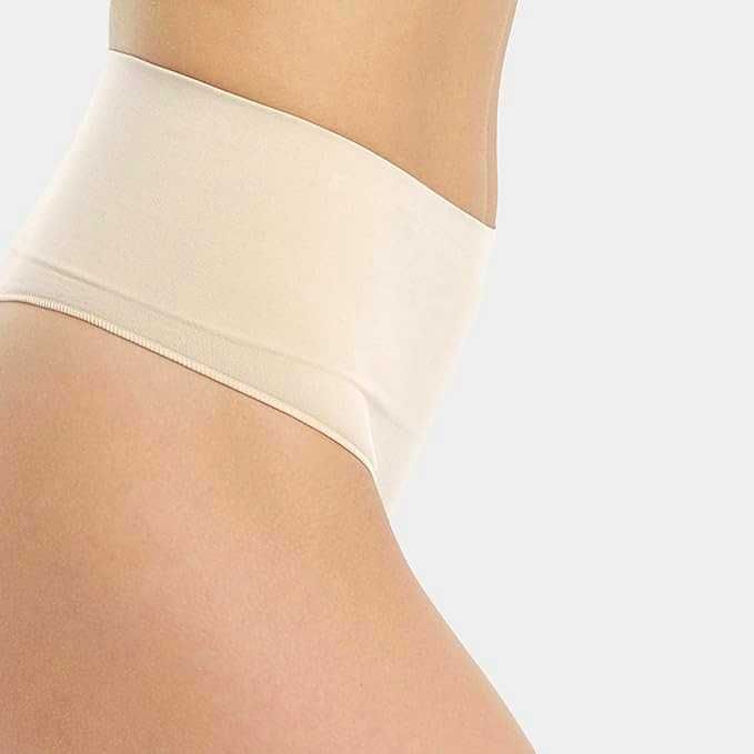 Bielizna Modelująca SPANX Thong Stringi Korygujące Brzuch Soft Nude M