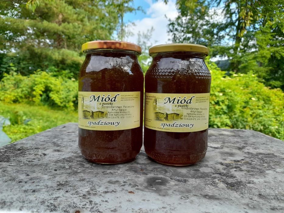 Miód, miód spadziowy, pszczoły, pasieka