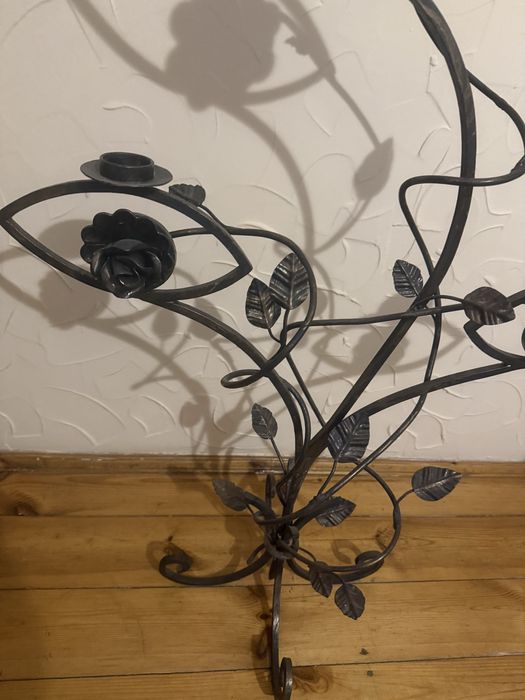 Duży świecznik vintage