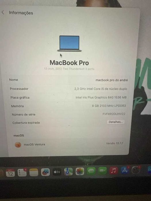 Macbook pro cinzento + rato