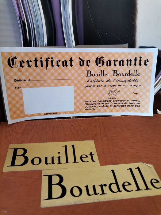 Półmisy BOUILLET BOURDELLE® Uginium lata 40-te XX wieku Francja