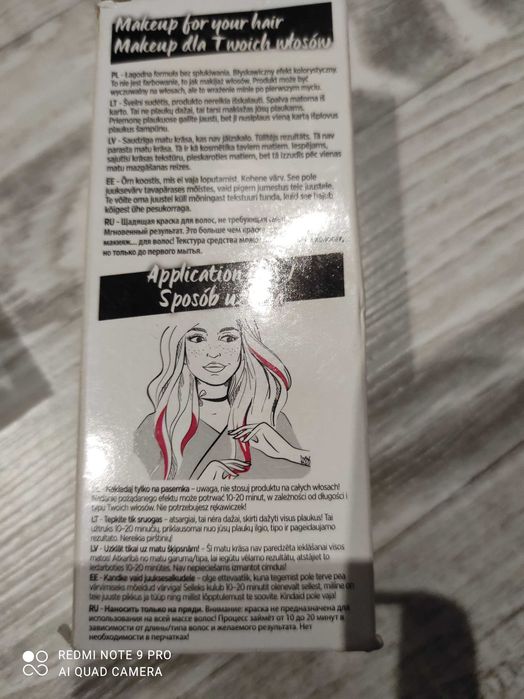 Farba do włosów pasemka Loreal