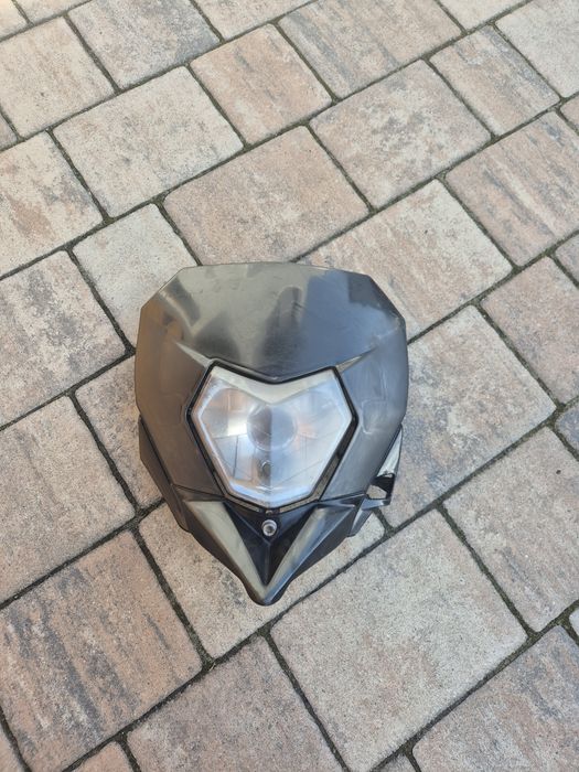 owiewka lampy i klosz sherco 50