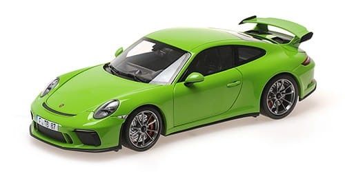 Porsche 911 (991) GT3 Green 2018 Shmee 150 Minichamps 1:18