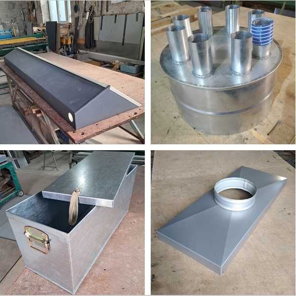 Жестянщик  -  різні  ВИРОБИ  з  БЛЯХИ  на  замовлення  -  вентиляція