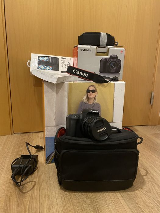 Canon EOS 200D + Mala + Lente + Fita