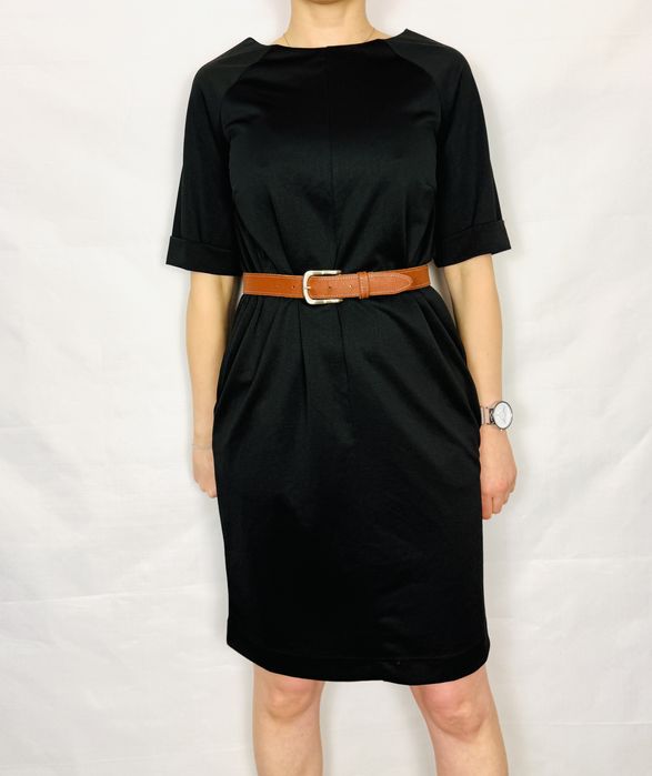 Czarna sukienka z kieszeniami S/M 36/38