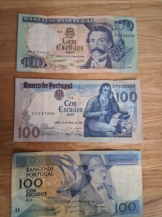 Notas escudo portuguesas
