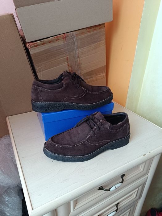 замшеві черевики Igi&co дерби Італія шкіра Оригінал