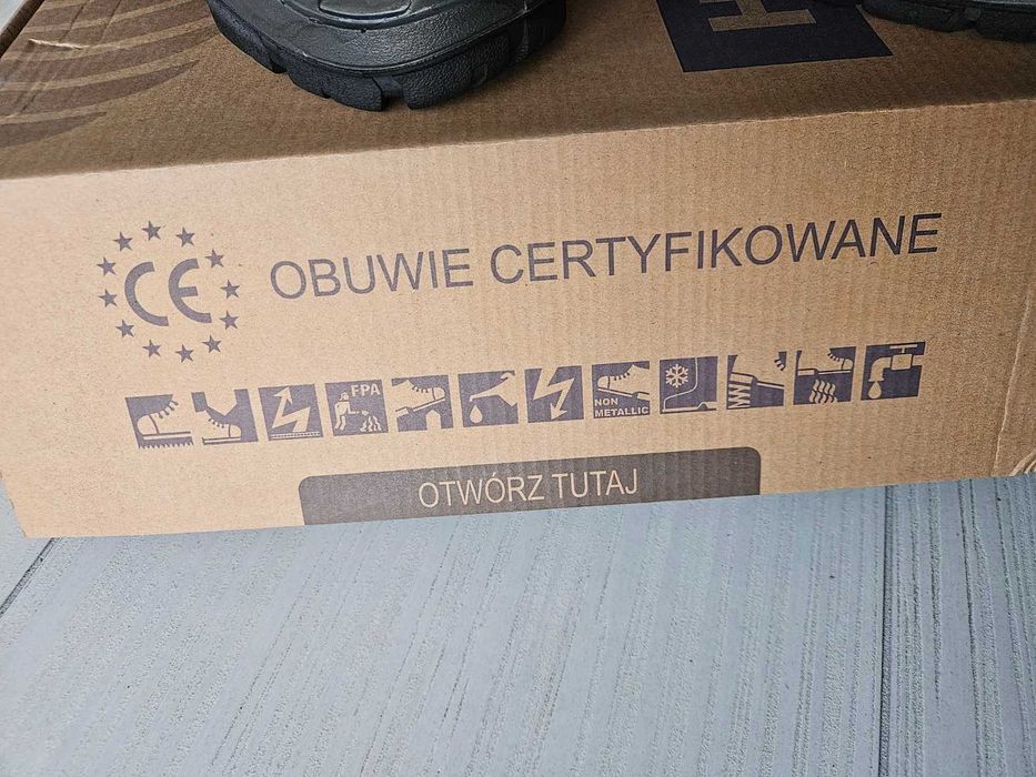 Nowe buty trzewiki certyfikowane PW Krystian Huzar Non Metalic S3 46