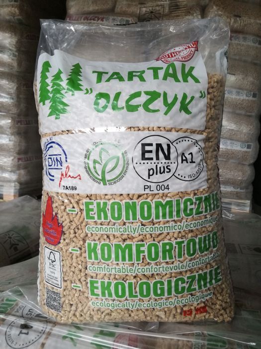 Pellet Olczyk oryginalny, certyfikowany, worki 15 kg - MOŻLIWA DOSTAWA