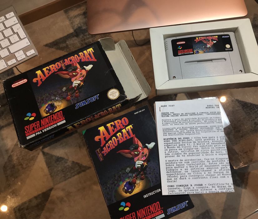 Snes Aero the Acrobat Super Nintendo Pal
