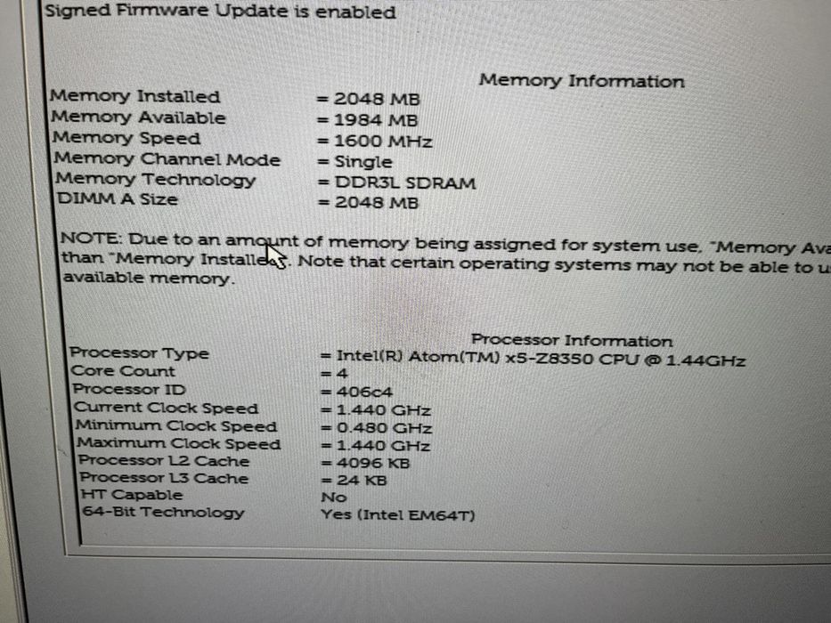 PC Dell Wyse 3040 Thin Client