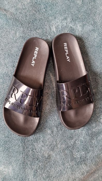 Klapki REPLAY czarne rozm.40