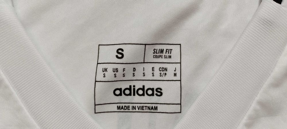 Футболка Реал Мадрид №7 Вінісіус Жуніор Adidas сезон 2024/25 чоловічий розмір S білий колір джерсі поліестер