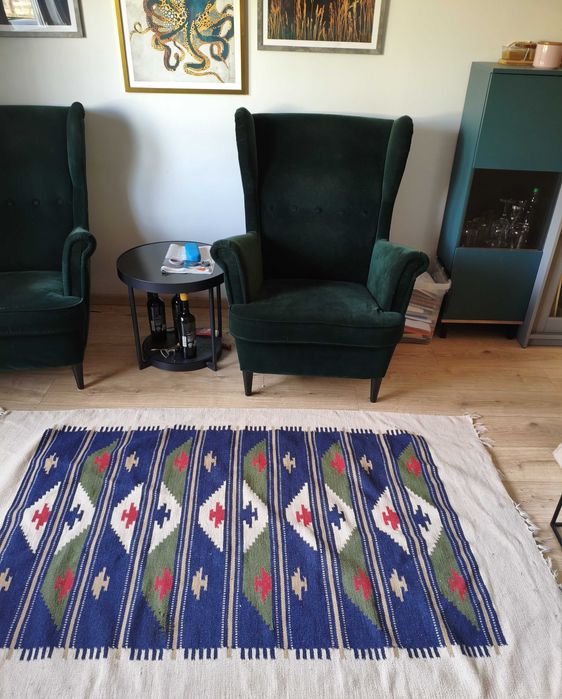 Dywan dywanik klim geometryczny wzór PRL