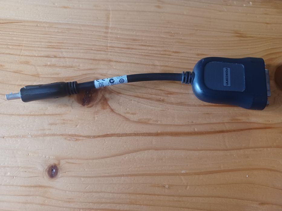 Przejściówka adpater na przewodzie Dispaly port - DVI (wtyk - gniazdo)