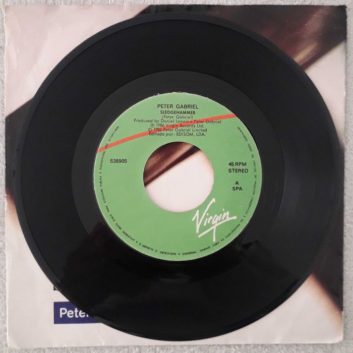 Peter Gabriel single "Sledgehammer"