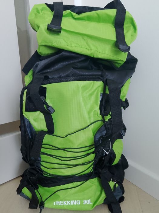 Duży plecak trekkingowy, 90 L, w góry, mocny, pojemny