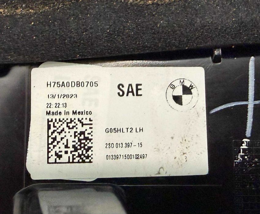 BMW X5 G05 Ліхтар задній лівий в кришку багажника ОРИГ 63215A0DB07   63217931997