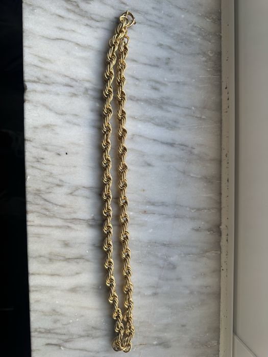 Fio de ouro malha corda 57gr  || 19.25k