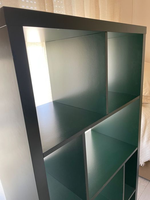 Estante IKEA KALLAX verde escura