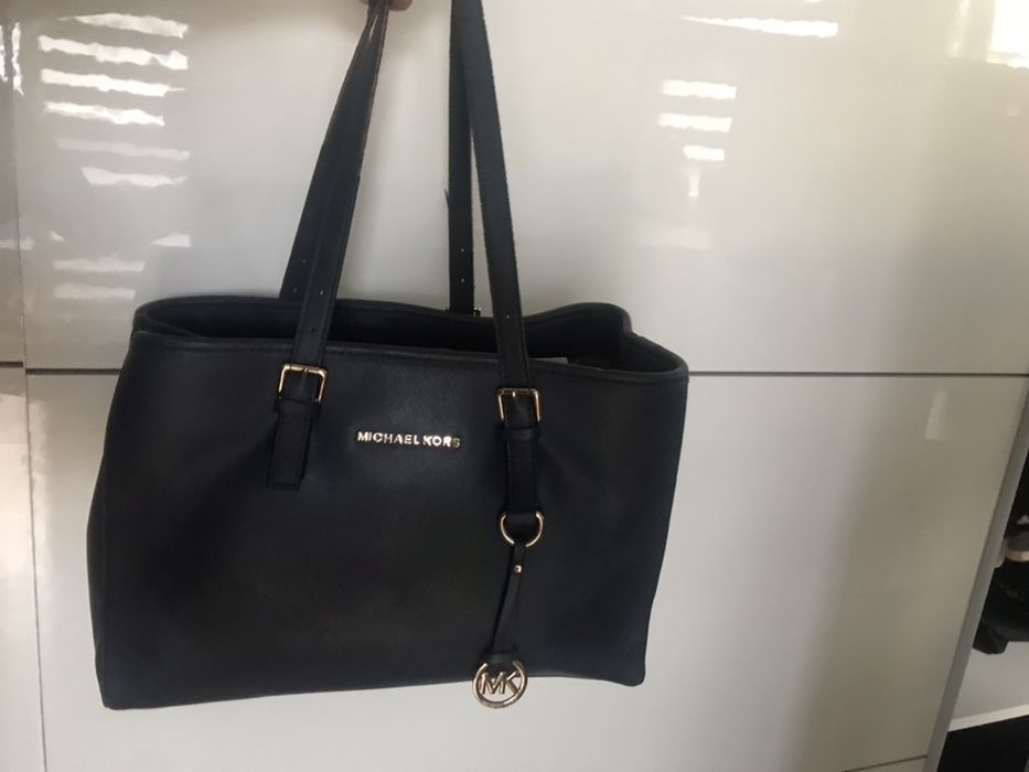 Granatowa torebka Michael Kors