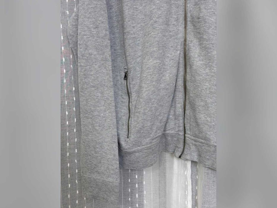 bluza Ralph Lauren szara logo na zamek stójka XL