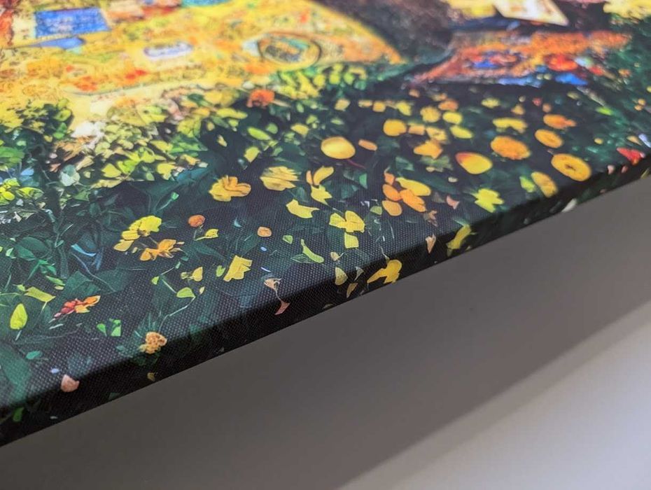 Картина для декору у стилі Густав Клімт "Творець під деревом"-96*66см