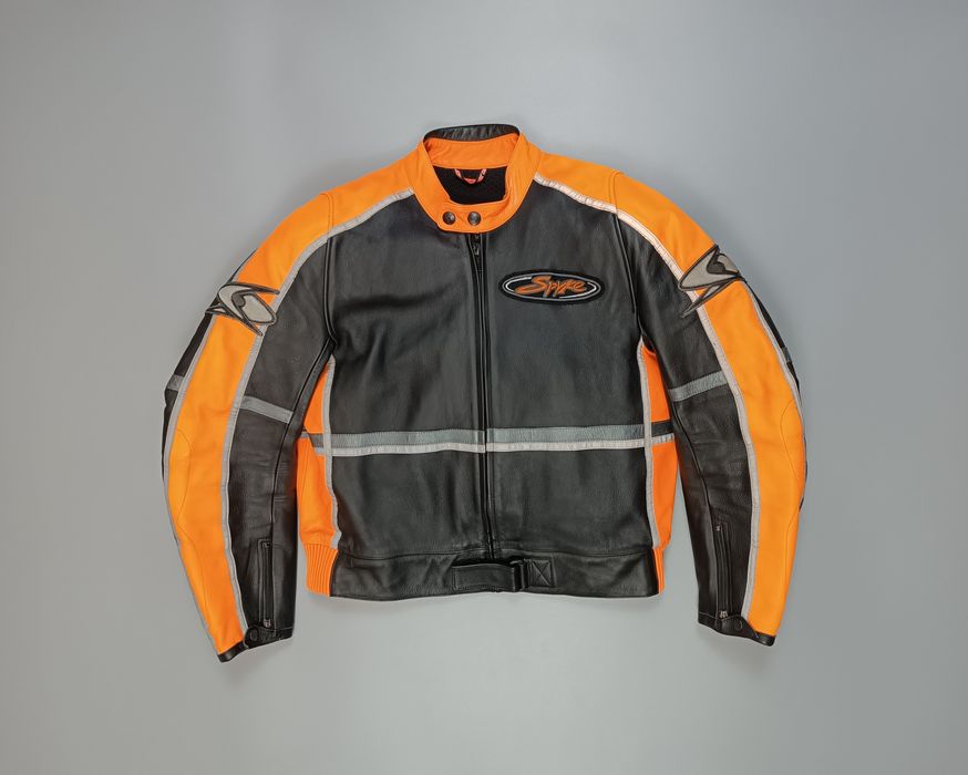 Кожаная мотокуртка Spyke (KTM стиль) размер 50-52