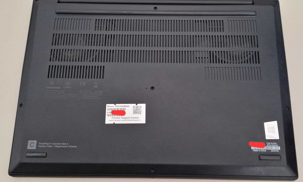 Lenovo ThinkPad X1 Extreme Gen 4 | i7-11850H | 64GB RAM | RTX 3050 Ti