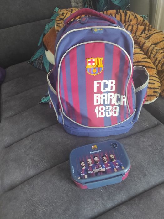 Plecak Barcelona szkolny gratis sniadaniowka