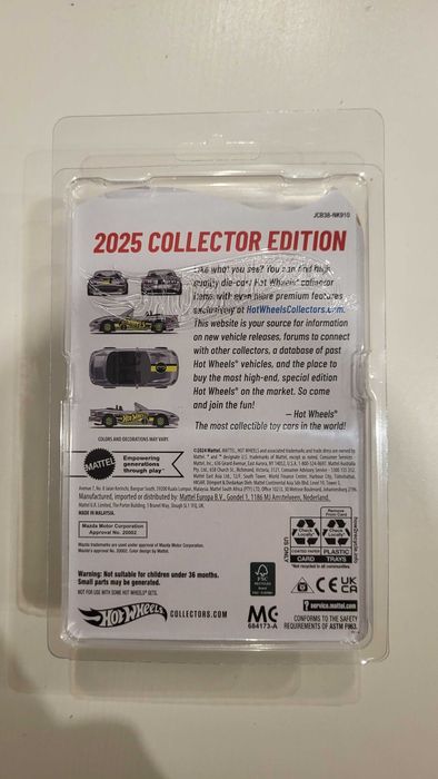 2004 Mazda Mazdaspeed Miata Zamac Collector Edition 2025 Hot Wheels