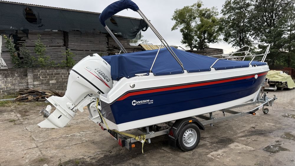 Łodz motorowa Massiv 520 silnik HIDEA HDEF100KM