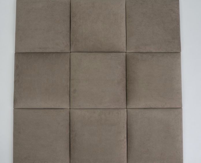 Самоклеюча м'яка стінова панель для ліжка 30см х 30см ВЕЛЮР ЛАТТЕ