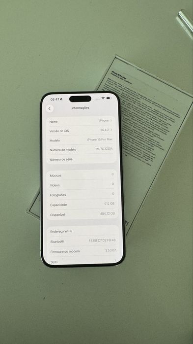 Iphone 15 Pro Max White 512 GB