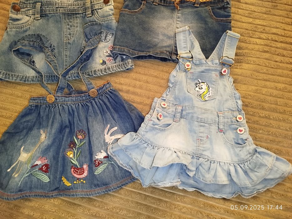 Джинсові сарафани для дівчинки
