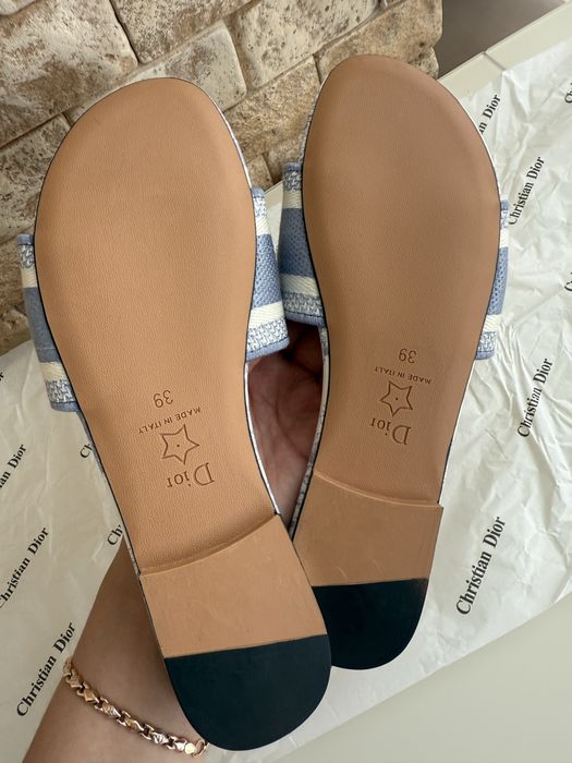 Шльопанці люкс у стилі christian dior