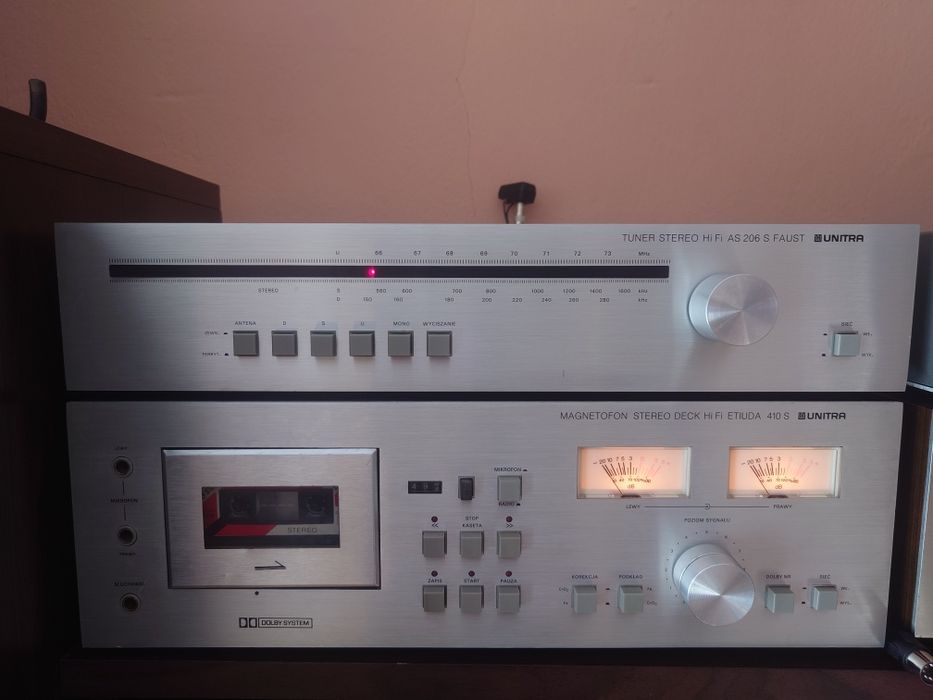 Tuner Unitra As 206 S Faust z plombami fabrycznymi,jak nowy.