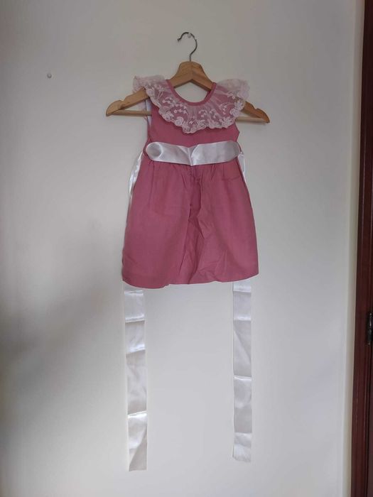 Vestido menina pó de Talco