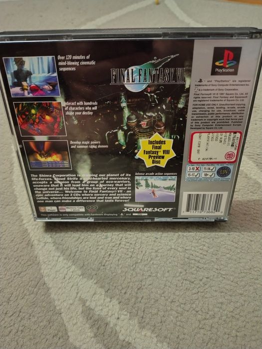 Final Fantasy VII - PS1 Edição  Original (Completo) CIB