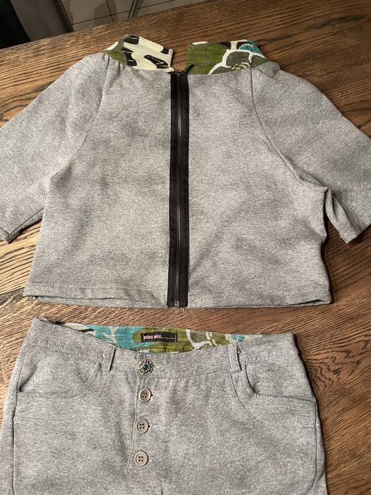 Komplet dresowy - miss miss szary