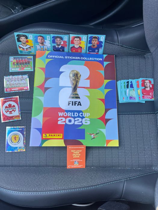Caderneta + Cromos Mundial 2026 Panini