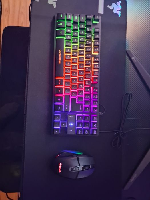 Conjunto teclado e rato gaming x trust